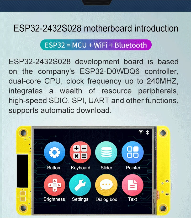 ESP32 LVGL 2.8 in - imagine 2